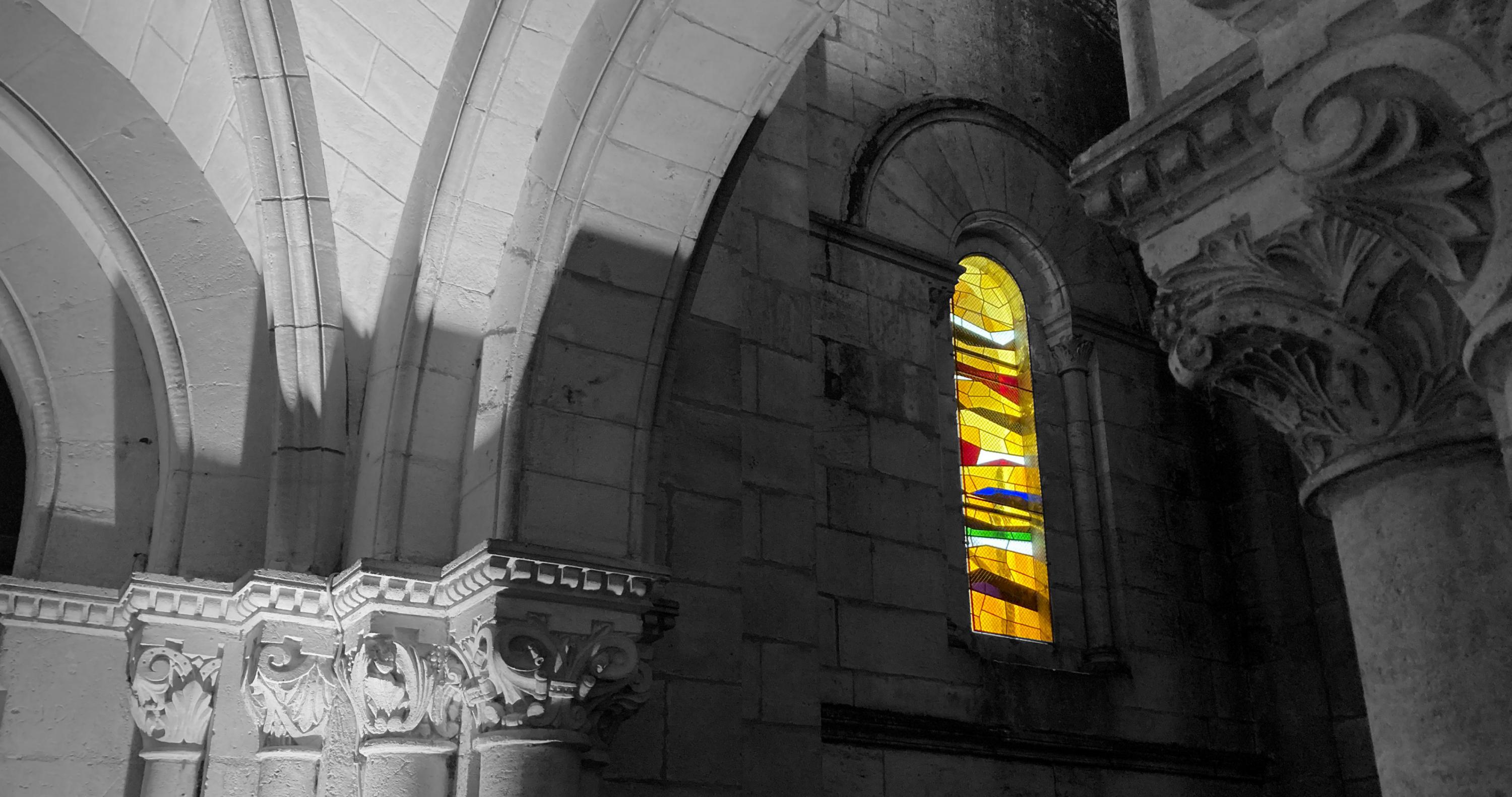 Vitrail, Eglise d'Arès 2023