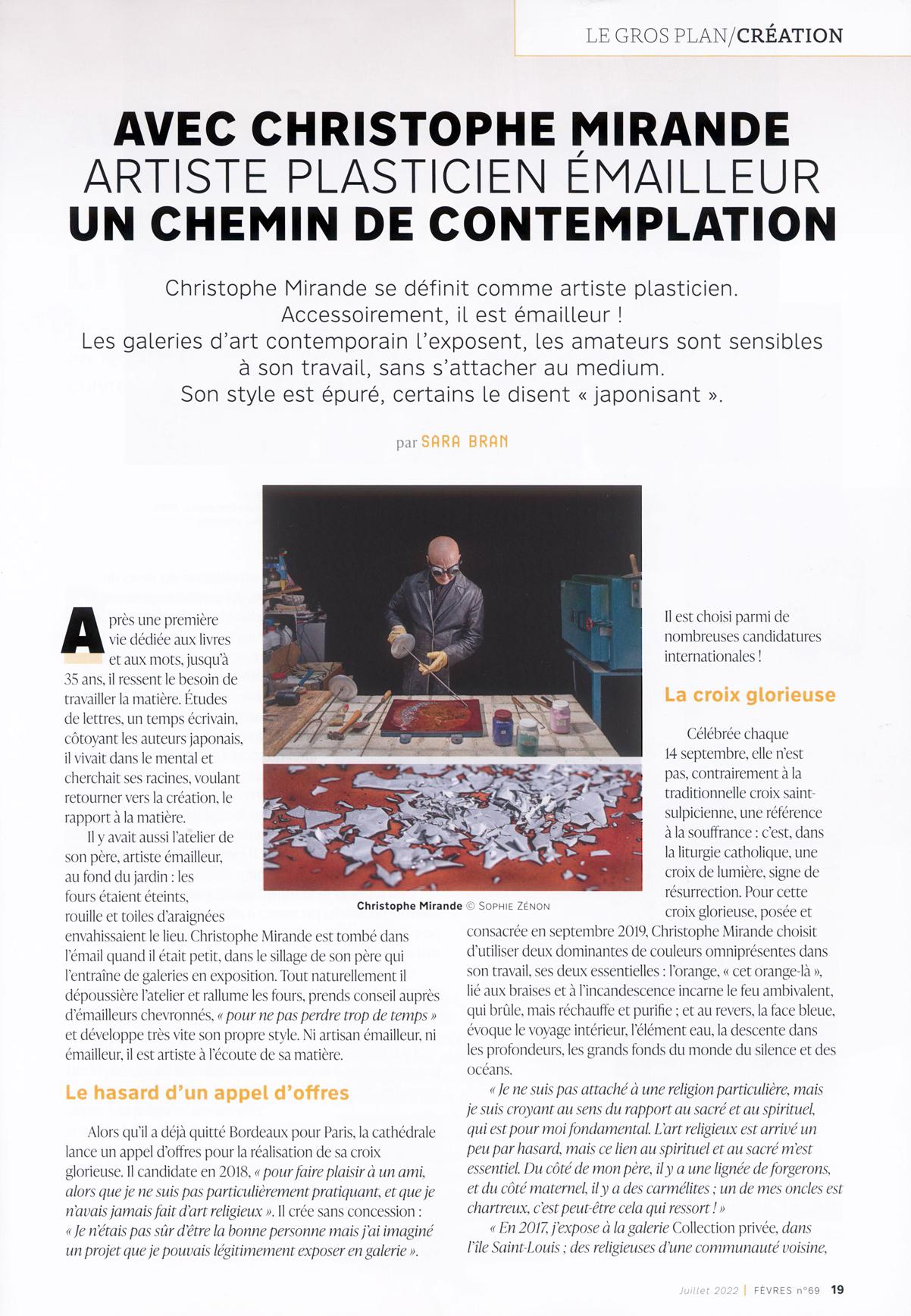 Magazine Fèvres n°69 - Le métal et le sacré