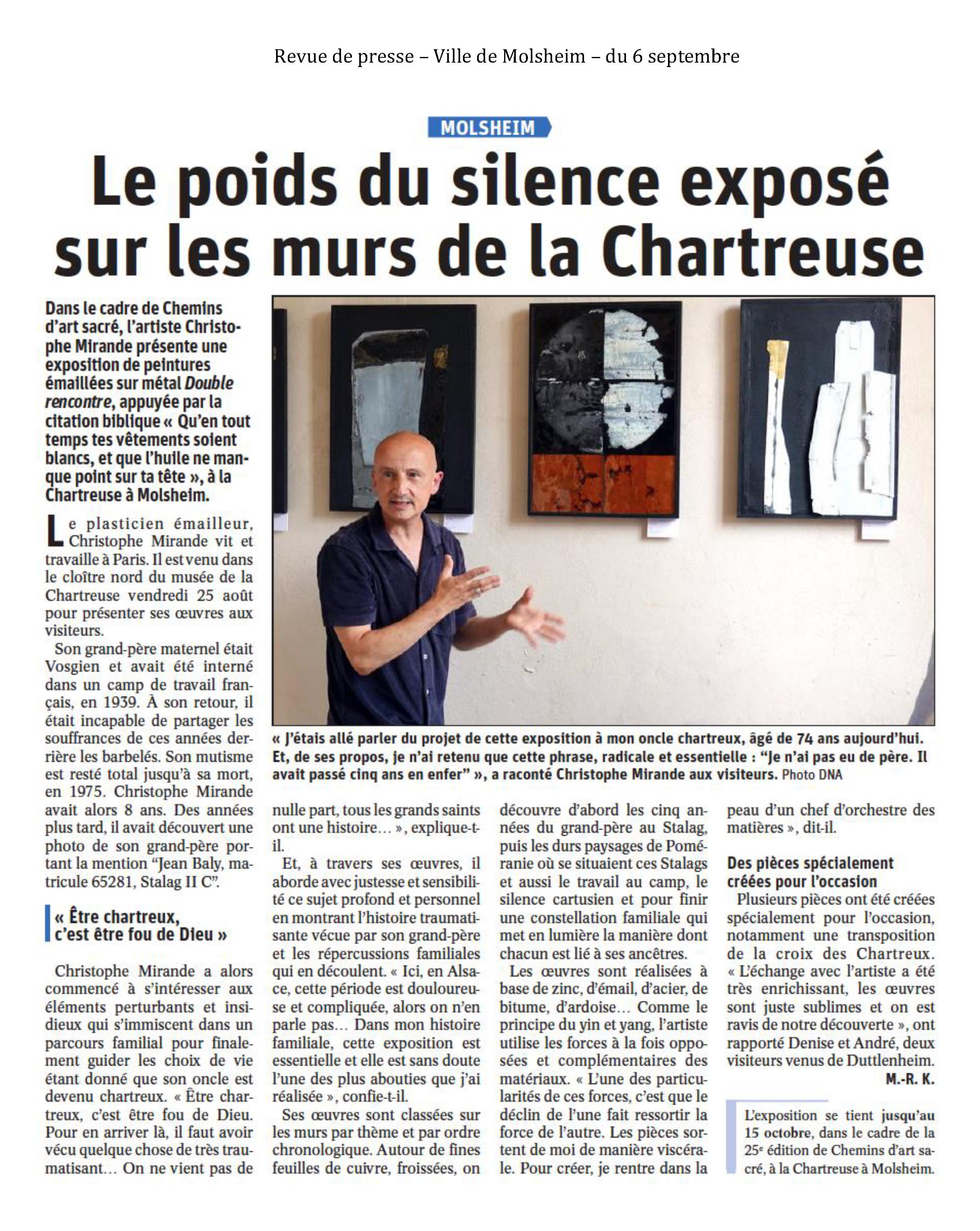 Revue de presse - Molsheim - 2023