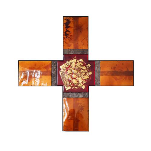 CM199_1 - 45x45 cm - 2020 - croix glorieuse - coll. privée