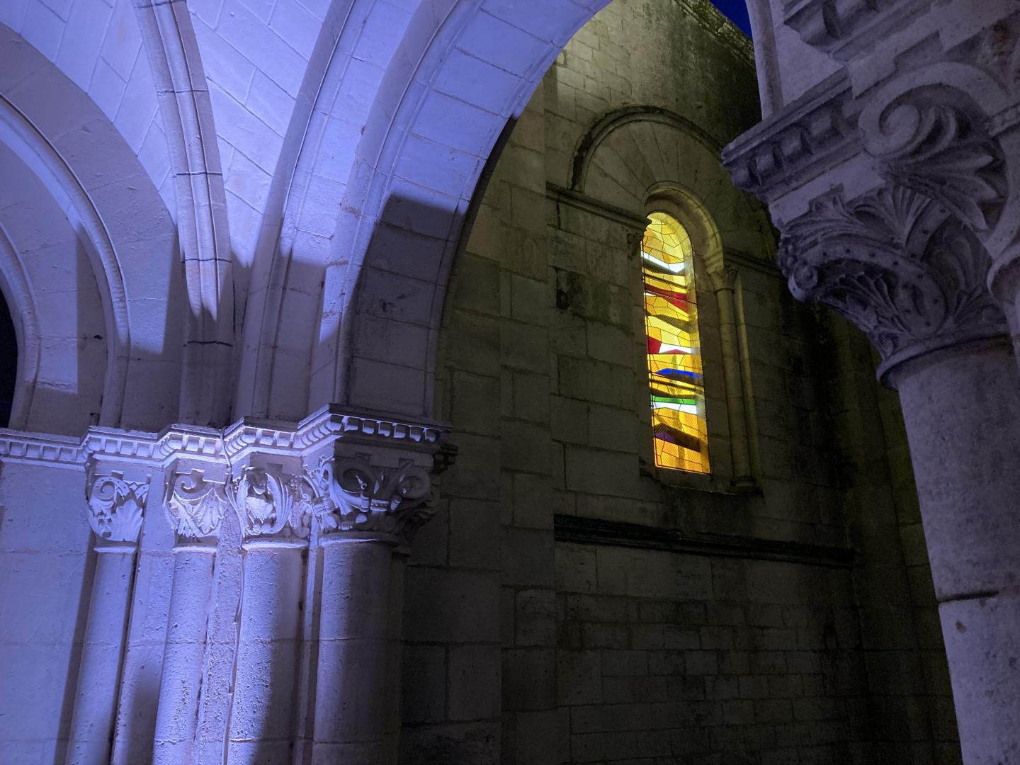 Feu originel - église d'Arès